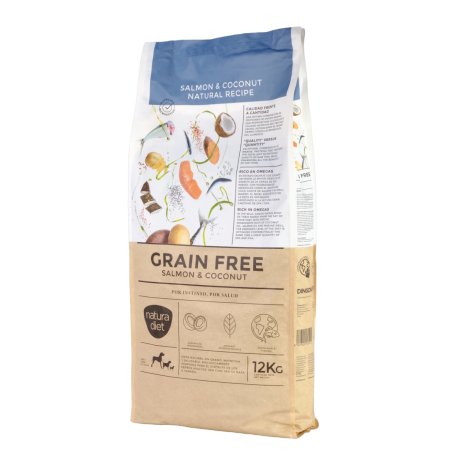 Natura Diet Wild Instinct Grain Free Salmon & Coconut 12 Kg