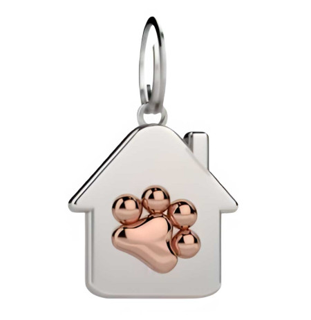 Liu·Jo medalla casita huella dorada