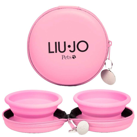 Liu·Jo Comedero de viaje color Rosa Flor (Blossom Pink)