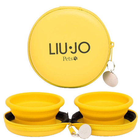Liu·Jo Comedero de viaje color Amarillo Imperio