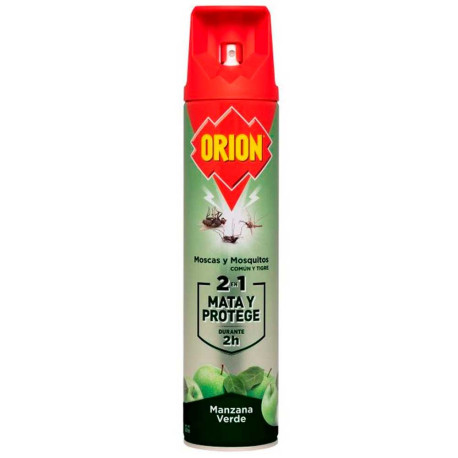 Orion Insecticida Spray Moscas y Mosquitos Manzana Verde