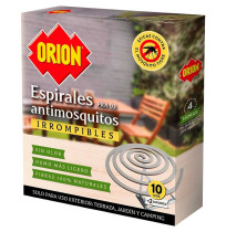 Orion Espirales Anti Mosquitos 10 Unidades + 2 Soportes