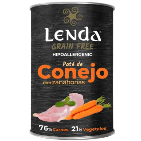 Nuevo diseño de las Latas de Conejo con Zanahorias para perro de Lenda