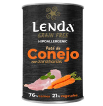 Nuevo diseño de las Latas de Conejo con Zanahorias para perro de Lenda