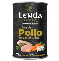 Nuevo diseño de las Latas de Pollo con Zanahorias de Lenda para perros