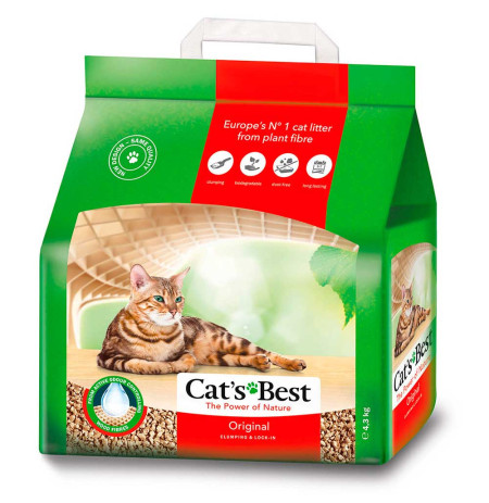 Cat's Best Original Arena Vegetal para gatos 4,3Kg