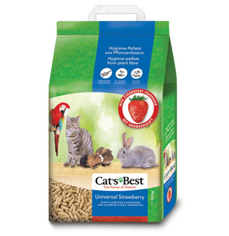 Cat's Best Universal Strawberry (Fresa) Pellets Vegetales para gatos