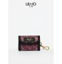 Vista Frontal Liu·Jo Porta Bolsas monogram color Rose/Animalier