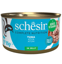 Nuevo diseño Schesir latas atún en gelatina para gatos en lata de 70g