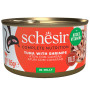 Nuevo diseño Schesir latas atún con gambas para gatos