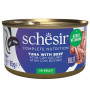 Nuevo diseño Schesir latas atún con filete de buey para gatos85g