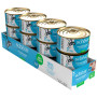 Pack ahorro de 12 latas de Schesir latas atún con lubina para gatos