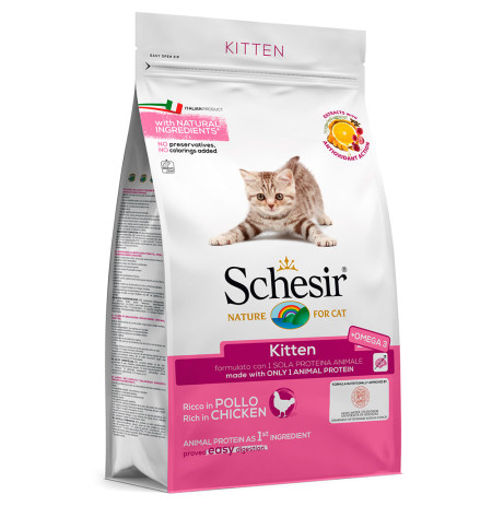 Schesir Kitten Pollo pienso para gatitos