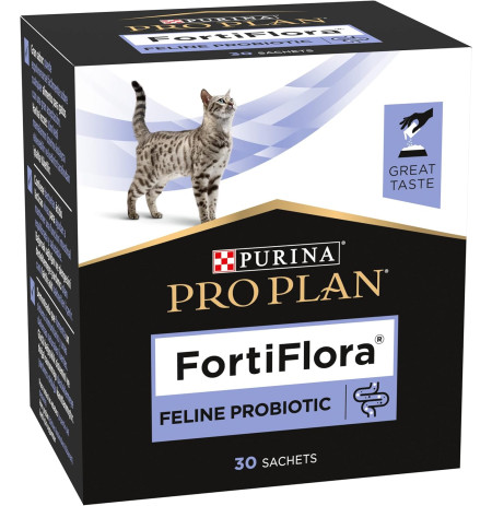 Vista prespectiva Purina Pro Plan FORTIFLORA para gatos