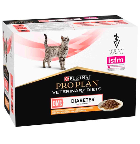 Pro Plan Diabetes Sobres Pollo para gatos