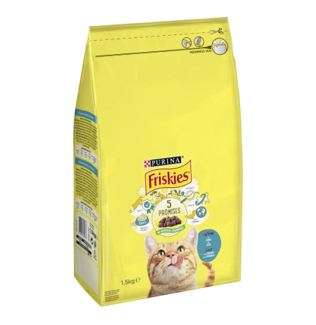 Friskies Adult Atún y Verduras para Gatos en formato saco de 1,5Kg