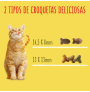 Medidas de los 2 tipos de croquetas de Friskies Adult Atún y Verduras para Gatos