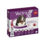 Vectra 3D - 3 Pipetas antiparasitarias para perros de más de 40Kg