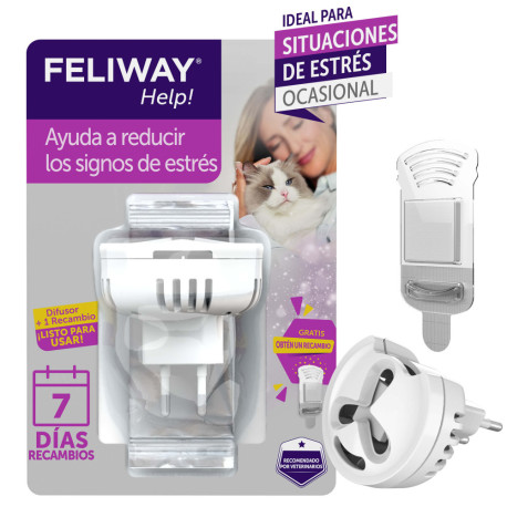 Feliway Help! Difusor + Recambio para gatos
