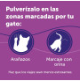 Pulverizar zonas marcadas con Feliway Classic Spray