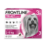 Frontline Tri-Act 3 pipetas para perros de 2 a 5 Kg
