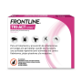 Vista trasera Frontline Tri-Act 3 pipetas para perros de 2 a 5 Kg