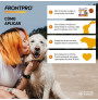 Forma de aplicar el FrontPro para perros