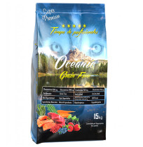 Tiempo de profesionales oceanic (atún salmón y pescados) grain free para perros en saco de 15Kg