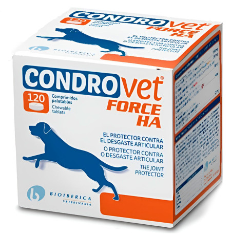Caja del Bote Condrovet Force HA de 120 comprimidospara perros