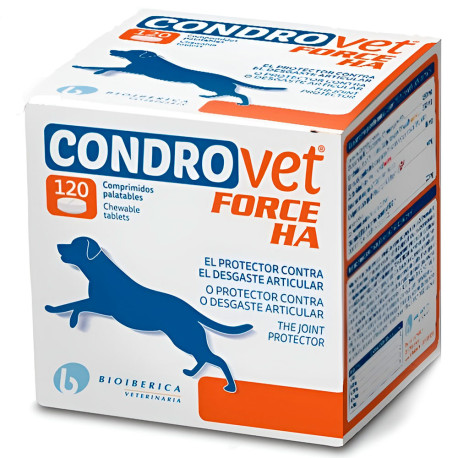 Caja del Bote Condrovet Force HA de 120 comprimidospara perros