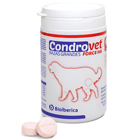 Bote de Condrovet Force HA condroprotectores para perros de Razas Grandes